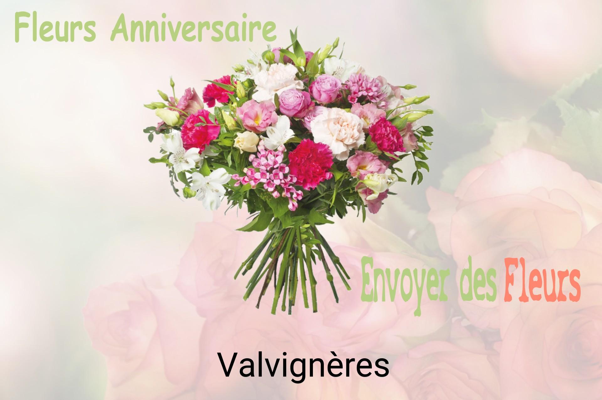 Bouquet de fleurs d’anniversaire livré à Valvignères