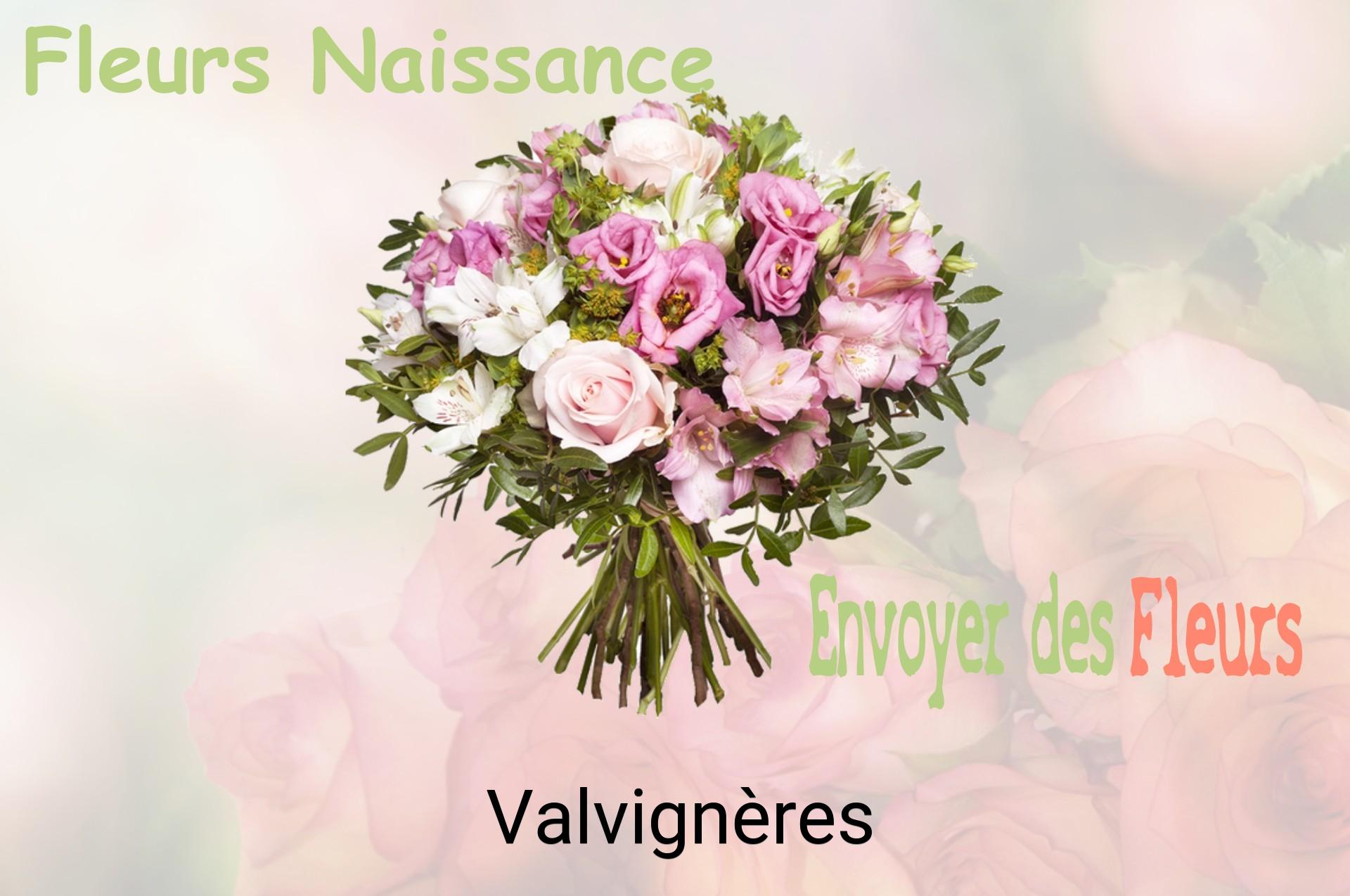 Bouquet de fleurs de naissance livré à Valvignères